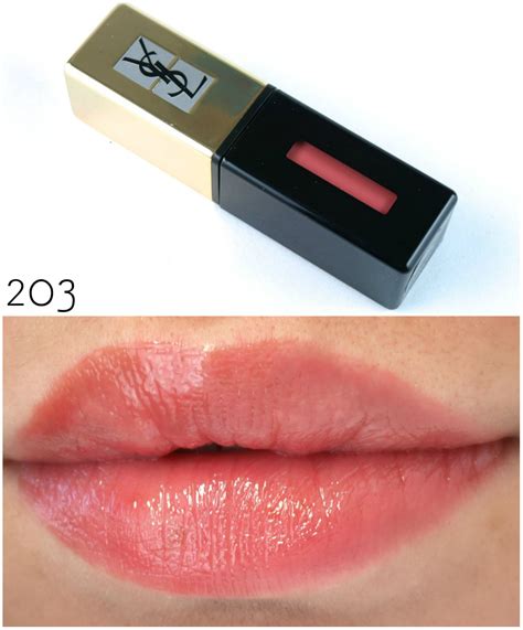 ysl glossy stain 203